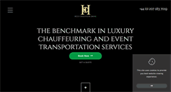 Desktop Screenshot of hcdchauffeurdrive.com