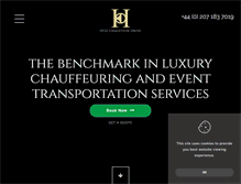 Tablet Screenshot of hcdchauffeurdrive.com